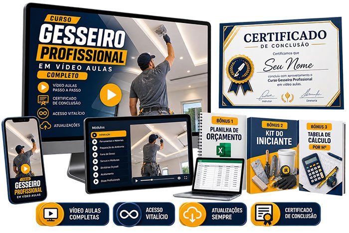 Curso Gesseiro Profissional
